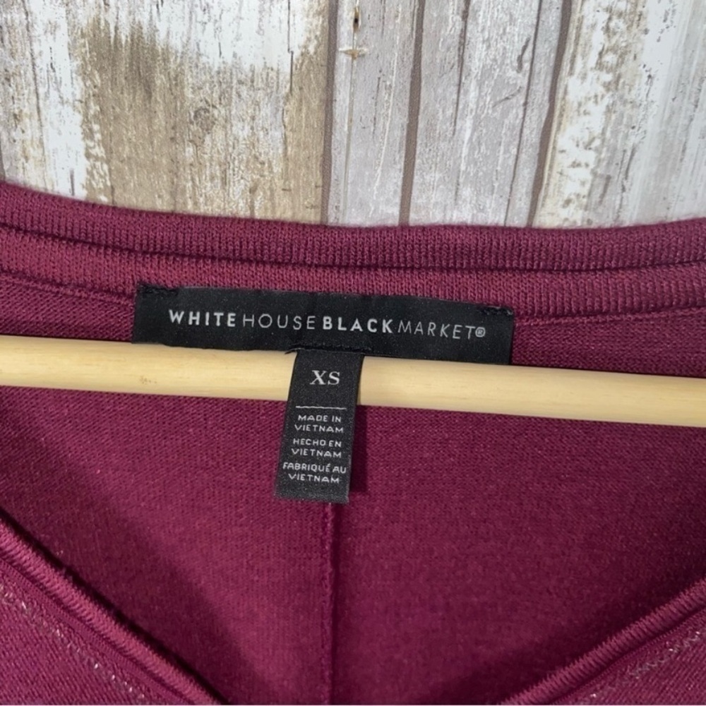 White House Black Market Purple Oversized Sweater - Picture 5 of 5